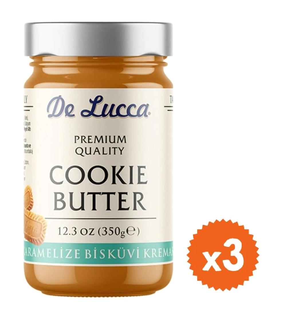 De Lucca Karamelize Bisküvi Ezme Krem Çikolata 3x350 gr