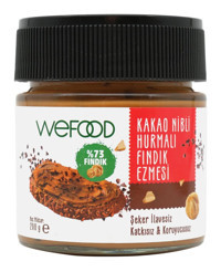 Wefood Kakaolu-Hurmalı Fındık Ezme Krem Çikolata 200 gr