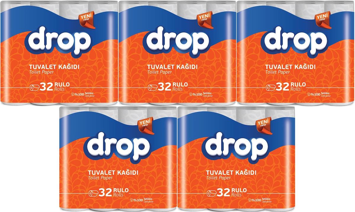 Drop 2 Katlı 5x32'li Rulo Tuvalet Kağıdı