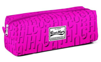 Coral High 22224 Pembe Düz Bez Tek Gözlü Dikdörtgen Cüzdan Kalemlik