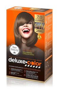 Bee Beauty Deluxe Color 7-0 Kumral Krem Saç Boyası 50 ml