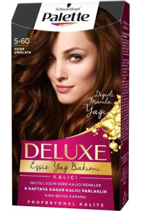 Palette Deluxe 5-60 Sıcak Çikolata Krem Saç Boyası 3x50 ml