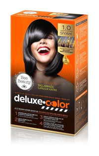 Bee Beauty Deluxe Color 1-0 Siyah Krem Saç Boyası 50 ml