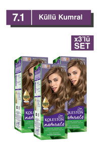 Wella Naturals 7-1 Küllü Kumral Organik Amonyaksız Vegan Krem Saç Boyası 3x50 ml