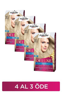 Palette Deluxe 10-1 Küllü Sarı Krem Saç Boyası 4x50 ml