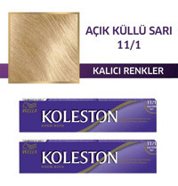 Wella Koleston Single 11-1 Açık Küllü Sarı Krem Saç Boyası 2x50 ml