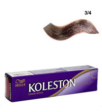 Wella Koleston 3-4 Koyu Kestane Krem Saç Boyası 3x50 ml