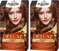 Palette Deluxe 7-57 Tarçın Kahve Krem Saç Boyası 50 ml