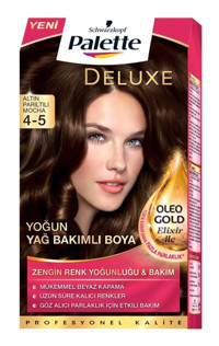 Palette Deluxe 4-5 Parıltılı Mocha Krem Saç Boyası 50 ml