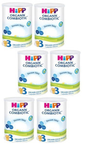 Hipp Combiotic Laktozsuz Tahılsız Glutensiz Organik Probiyotikli 3 Numara Devam Sütü 6x350 gr