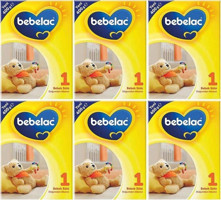 Bebelac Yenidoğan Laktozsuz Tahılsız Glutensiz Organik Probiyotikli 1 Numara Devam Sütü 6x400 gr
