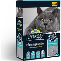 Prestige Topaklanan İnce Taneli Aktif Karbonlu Bentonit Kedi Kumu 6 lt