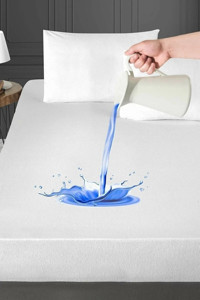 Mihriban Fitted Poliüretan Lastikli Sıvı Geçirmez 60x120 cm Tek-Çift Kişilik Alez