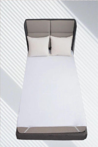 Mycey Microfiber Lastikli Sıvı Geçirmez 160x200 cm Çift Kişilik Alez