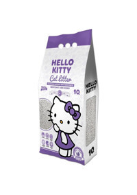 Hello Kitty Lavanta Kokulu Topaklanan İnce Taneli Bentonit Kedi Kumu 10 lt