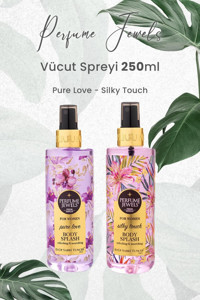 Eyüp Sabri Tuncer Splash Pure Love Ve Silky Touch Çiçeksi Kadın Vücut Spreyi 2x250 ml