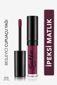 Flormar Silk Matte 15 Plum Mat Likit Fırçalı Ruj