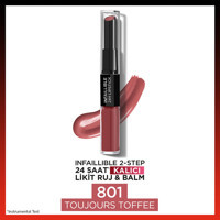 L’Oréal Paris Infaillible 2 Step 801 Toujours Toffee Kalıcı Mat Likit Fırçalı Ruj
