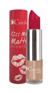 Cecile Kiss Me 305 Mat Krem Lipstick Ruj