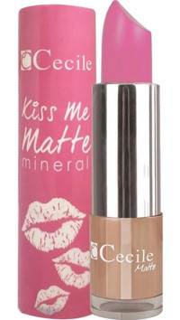 Cecile Kiss Me 301 Mat Krem Lipstick Ruj