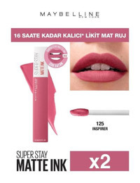Maybelline New York Super Stay 125 İnspirer Mat Likit Fırçalı Ruj