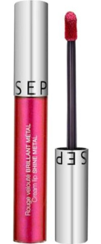 Sephora Lip Shine 27 Fizzy Fushia Kalıcı Metalik Likit Fırçalı Ruj