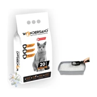 Wondersand Çiçek Kokulu Topaklanan İnce Taneli Bentonit Kedi Kumu 20 lt