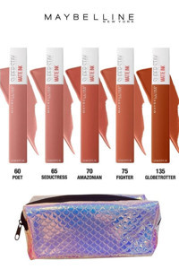 Maybelline New York Super Stay Ink 6 Nude Kalıcı Mat Likit Fırçalı Ruj