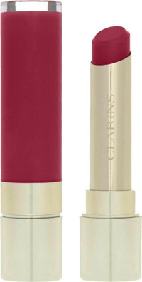 Clarins Joli Rouge Lacquer 744 Plum Parlak Krem Lipstick Ruj