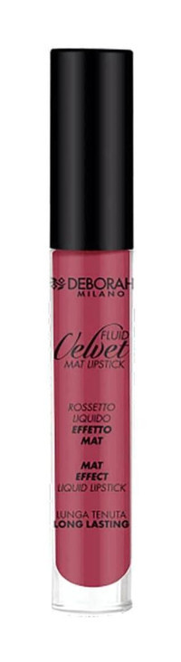 Deborah Fluid 15 Velvet Mat Likit Fırçalı Ruj