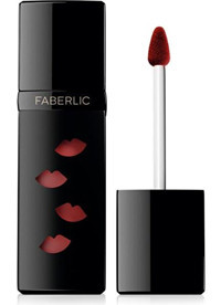 Faberlic Lip Code 5 Koyu Vişne Işıltılı Likit Fırçalı Ruj