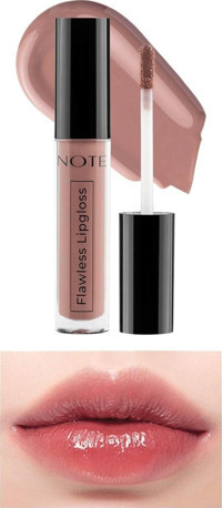 Note Flawless 4 Smell Of Coffee Nude Parlak Likit Fırçalı Ruj