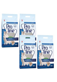 Proline Kokusuz Topaklanan İnce Taneli Bentonit Kedi Kumu 4x10 lt