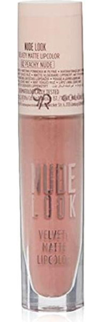 Golden Rose Nude Look Velvety 2 Peachy Nude Mat Likit Fırçalı Ruj