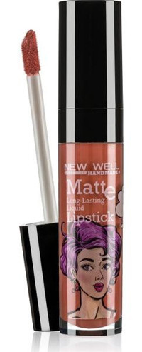 New Well Hand Made 587 Mat Likit Fırçalı Ruj