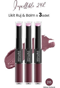 L’Oréal Paris Infaillible 24H 215 Wine Likit Fırçalı Ruj