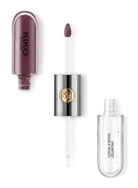 Kiko Milano Unlimited Double Touch 123 Mor Parlak Likit Fırçalı Ruj