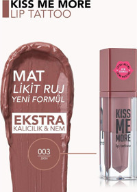 Flormar Kiss Me More 3 Mat Likit Fırçalı Ruj