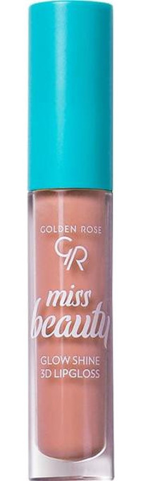 Miss Beauty Glow 3D 3 Peach Rose Mat Likit Fırçalı Ruj