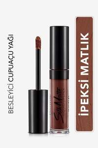 Flormar Silk Matte 16 Hot Cocoa Mat Likit Fırçalı Ruj