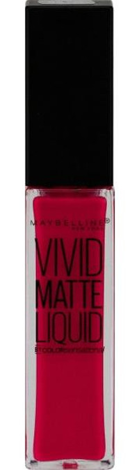Maybelline New York Color Sensational Vivid Matte 30 Fuchsia Mat Likit Fırçalı Ruj
