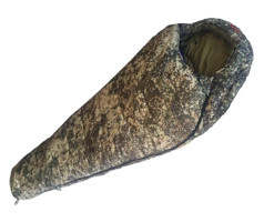 Evolite Pro Camo -15 Derece Polyester Kamp Tek Kişilik Yetişkin Uyku Tulumu Haki