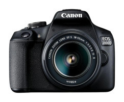 Canon EOS 2000D DC Şipşak 10-18 mm Full HD DSLR Dijital Fotoğraf Makinesi