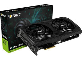 Palit Dual RTX 4060 8 GB GDDR6 PCI-Express 4.0 DirectX 12 Ultimate 2 Fanlı 128 Bit Masaüstü NVIDIA Ekran Kartı
