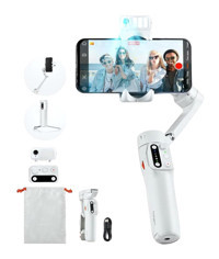 Hohem İsteady V3 Beyaz Yapay Zeka Takip Sensörlü Telefon Gimbal