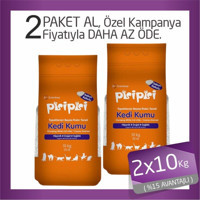 Allway Topaklanan Kalın Taneli Bentonit Kedi Kumu 2x10 kg