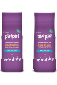 Eczacıbaşı Pisipisi Bebek Pudrası Kokulu Topaklanan İnce Taneli Bentonit Kedi Kumu 2x10 kg