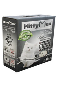Bio Kitty Topaklanan İnce Taneli Aktif Karbonlu Bentonit Kedi Kumu 6 lt