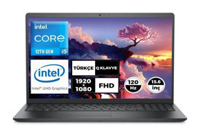 Dell Vostro 3520 N5315PV3520U031 Harici Intel Iris Xe Graphics Eligible Intel Core i5 1235U 8 GB Ram 1 TB HDD + 1 TB SSD 15.6 inç Full HD Windows 11 Pro Laptop
