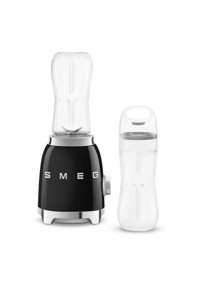 Smeg Çift Bıçaklı Kişisel İkili Smoothie Blender Siyah